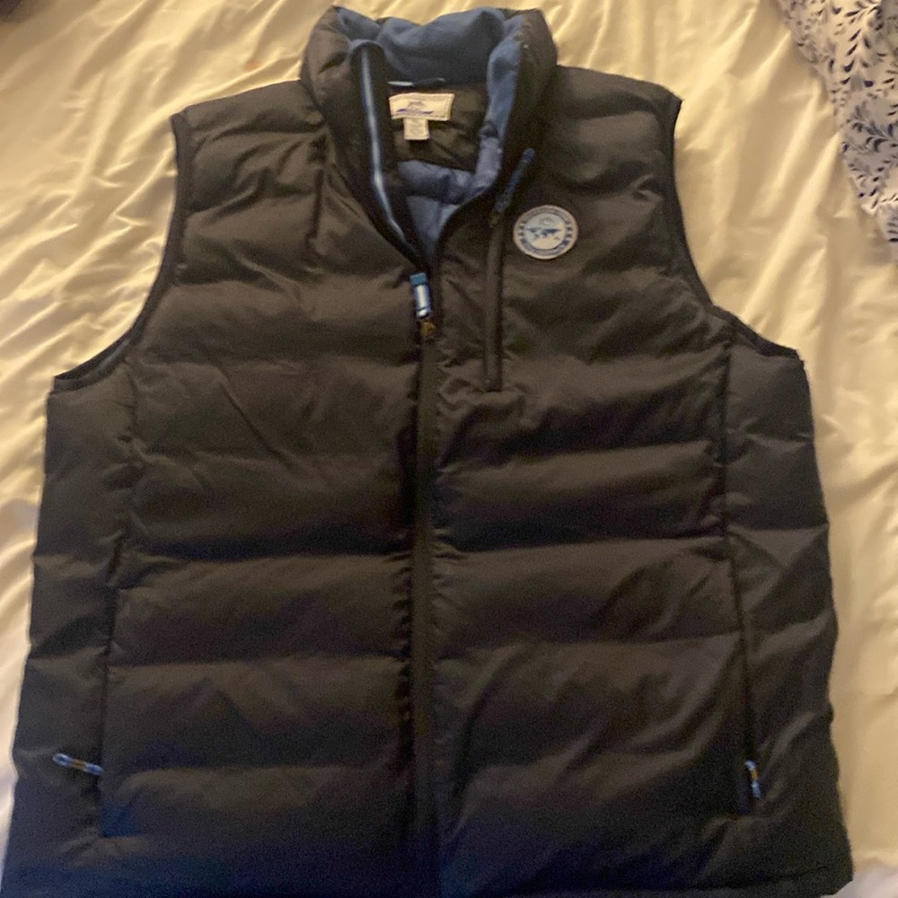 Xl puffy navy blue Southern Tide vest